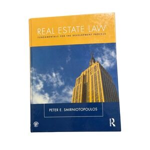 Real Estate Law Peter‎ Smirniotopoulos Hardcover 2017